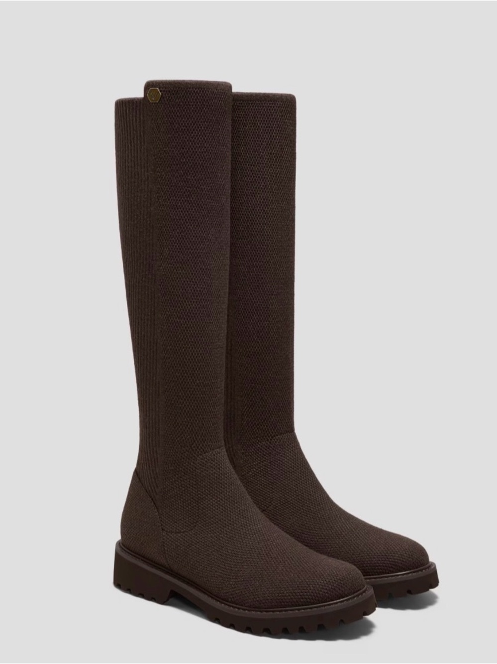 Vivaia FILIPA dark chocolate wool boots